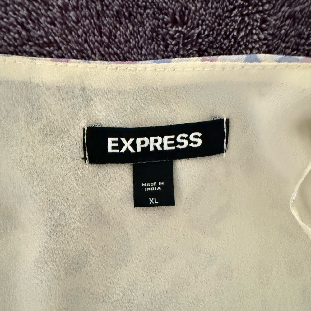 Express Multicolor Ruffle Dress - Picture 4 of 4